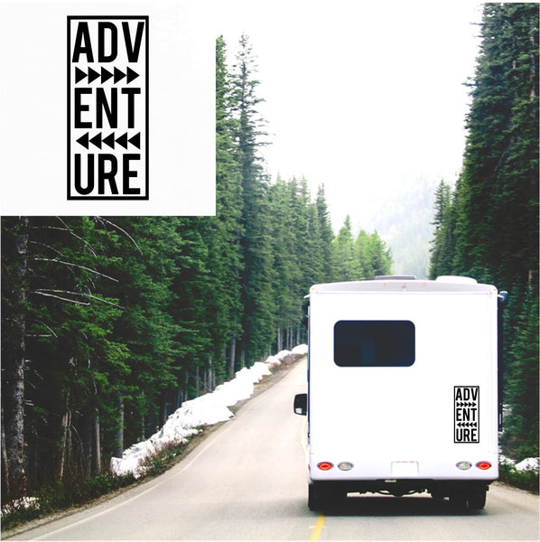 Adventure Caravan Sticker