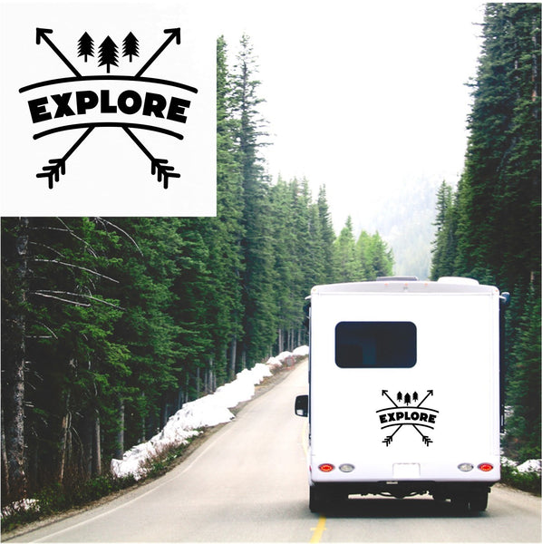 Explore Caravan Sticker