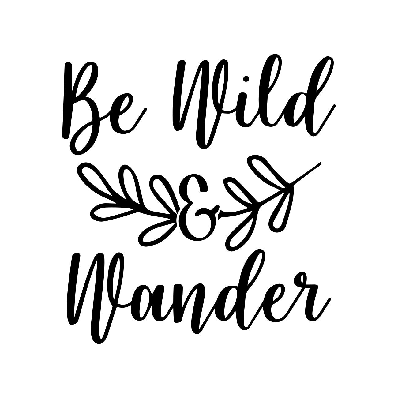 Be Wild & Wander Caravan Decal
