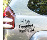 Camping Vibes Only Decal