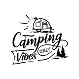 Camping Vibes Only Caravan Decal