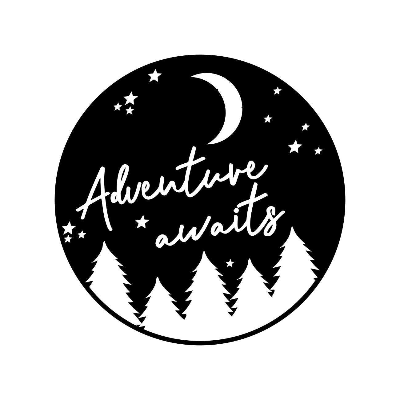 Adventure Awaits Caravan Decal