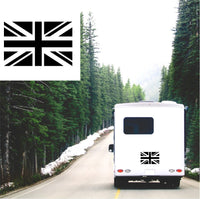 Union Jack Flag Caravan Sticker
