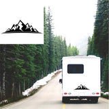 Mountains Caravan Sticker