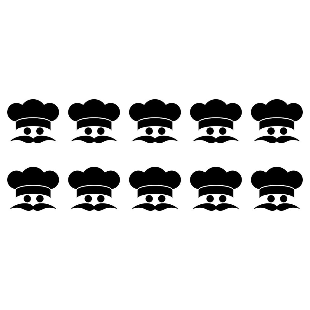 Chef Hat Wall Tile Stickers
