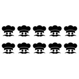 Chef Hat Wall Tile Stickers