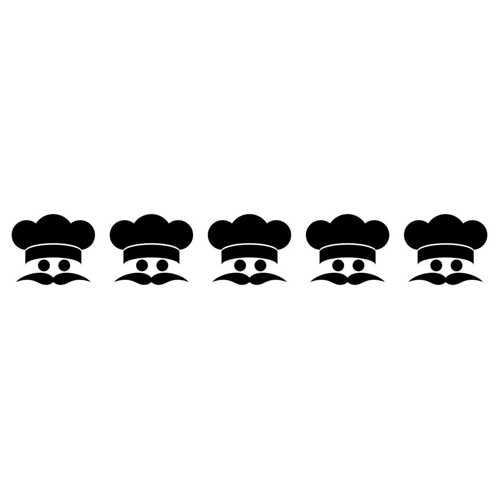 Chef Hat Wall Tile Stickers