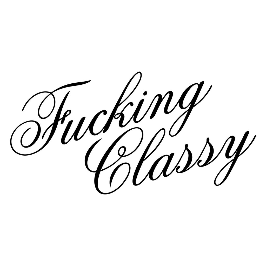 Classy Script Car Sticker Decal