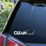 Clean Freak Car Sticker Decal