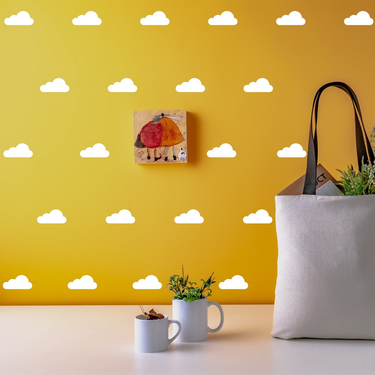 Cloud Wall Art Stickers