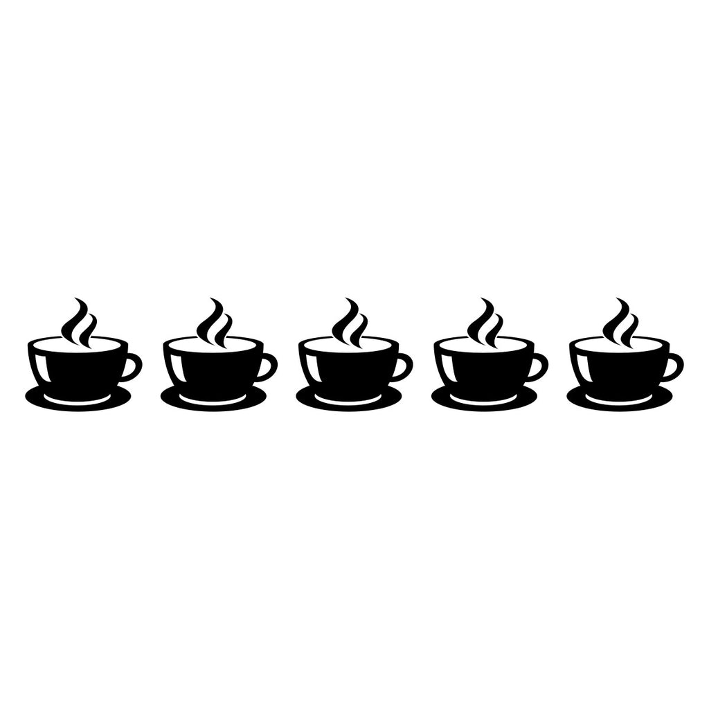 Coffee Tea Mug Wall Tile Stickers