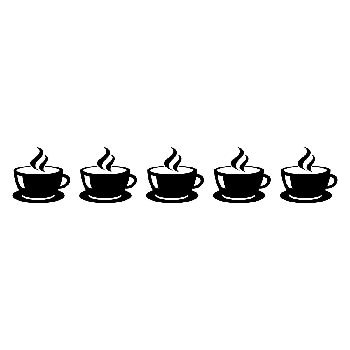 Coffee Tea Mug Wall Tile Stickers
