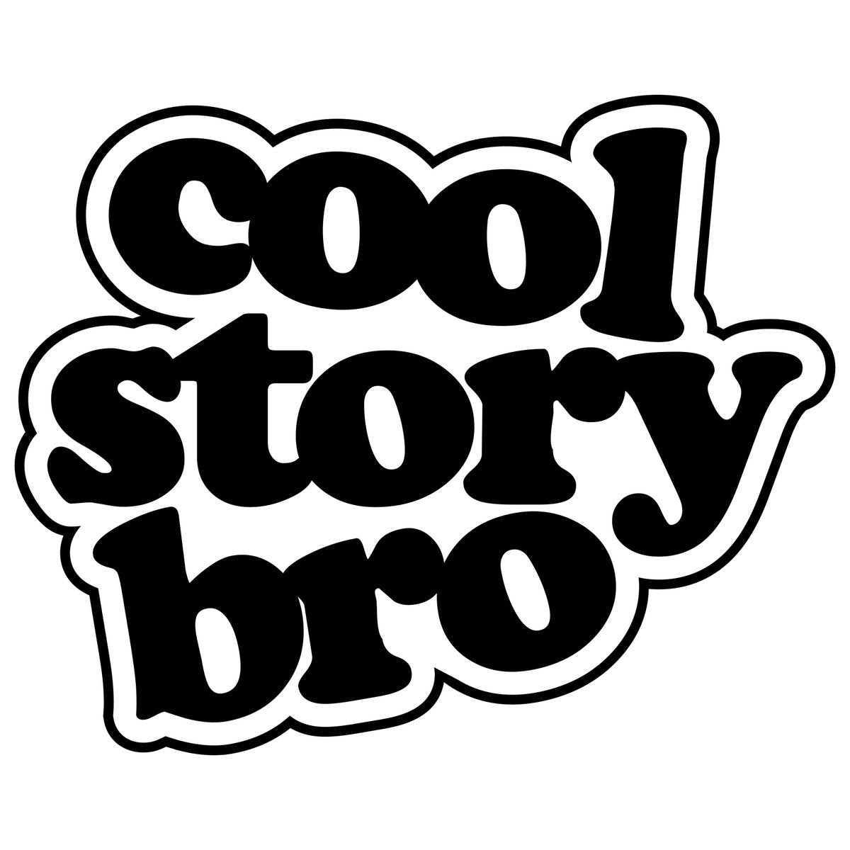 Cool Story Bro Car Sticker Decal