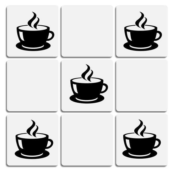 Coffee Tea Mug Wall Tile Stickers