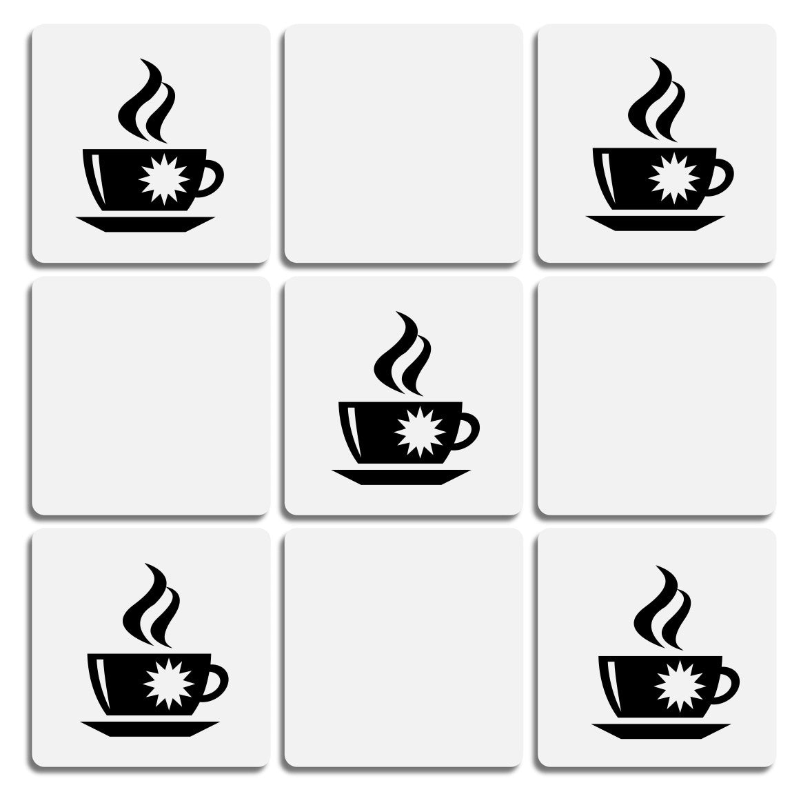 Coffee Tea Cup  Wall Tile Stickers