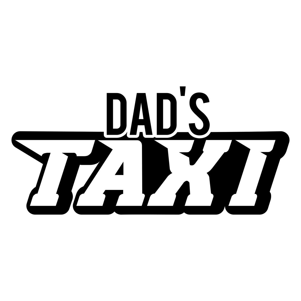 Dad's Taxi Car Sticker