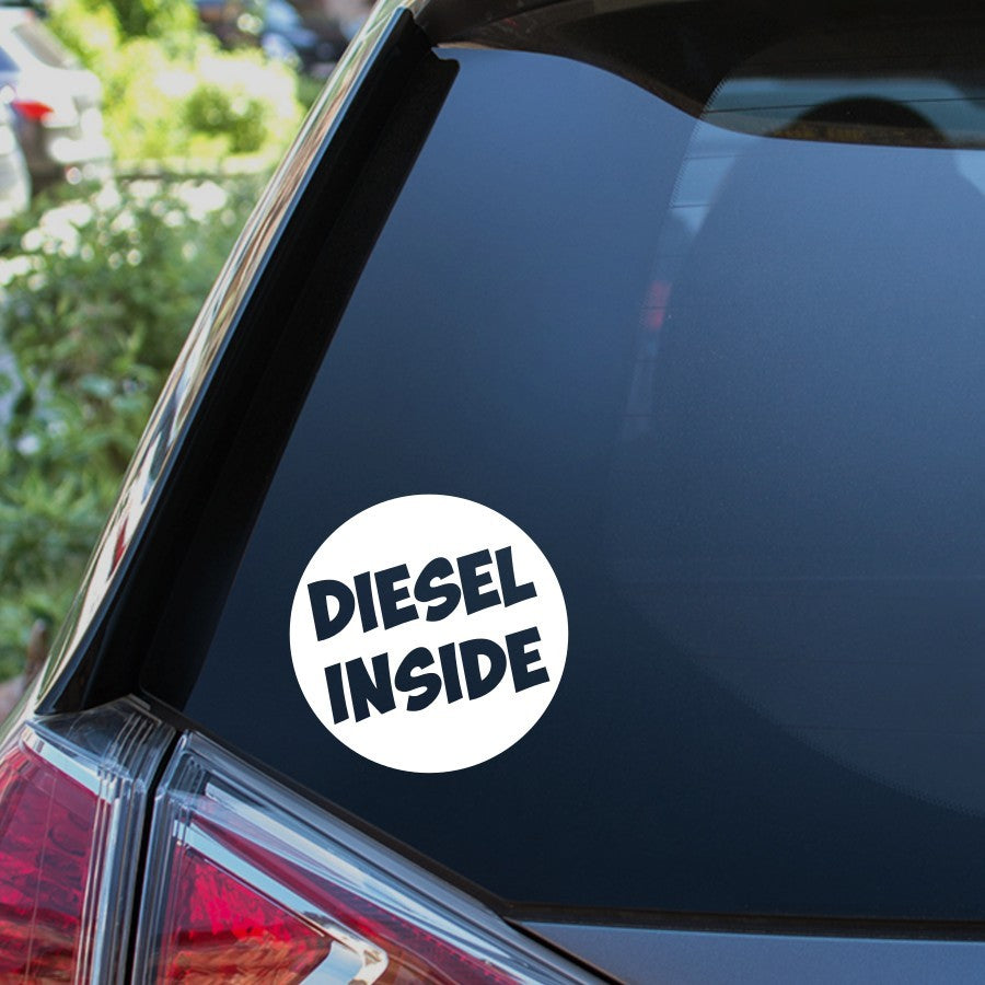 Diesel Inside Car Sticker