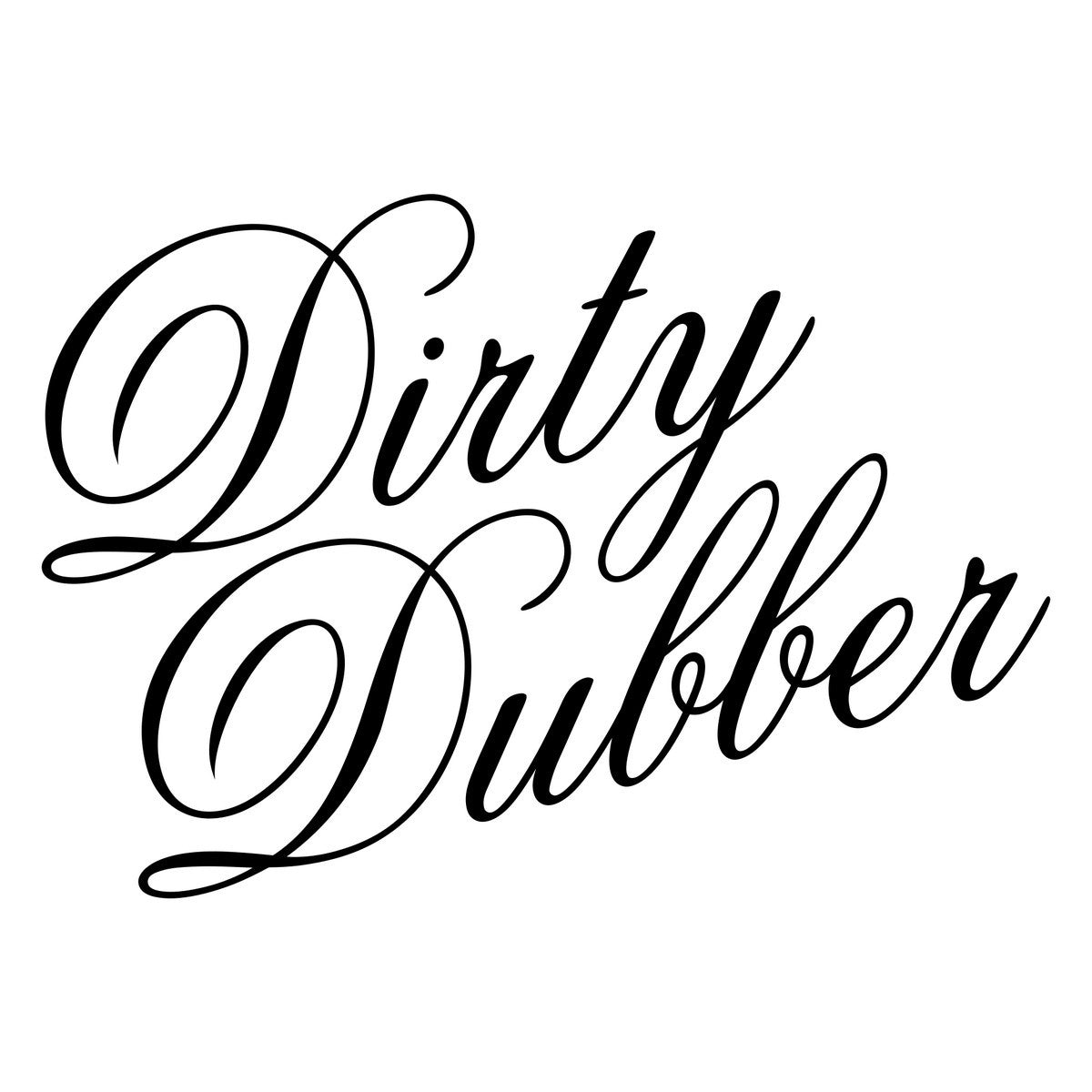 Dirty Dubber Car Sticker Decal