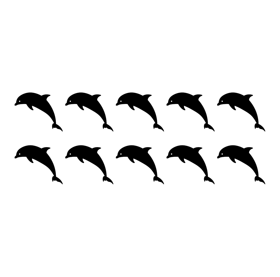 Dolphin Wall Tile Stickers
