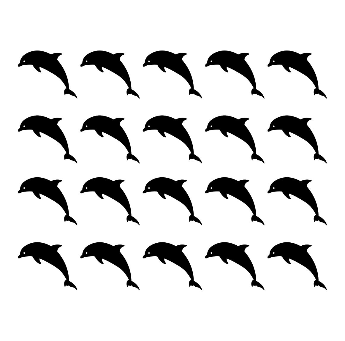Dolphin Wall Tile Stickers
