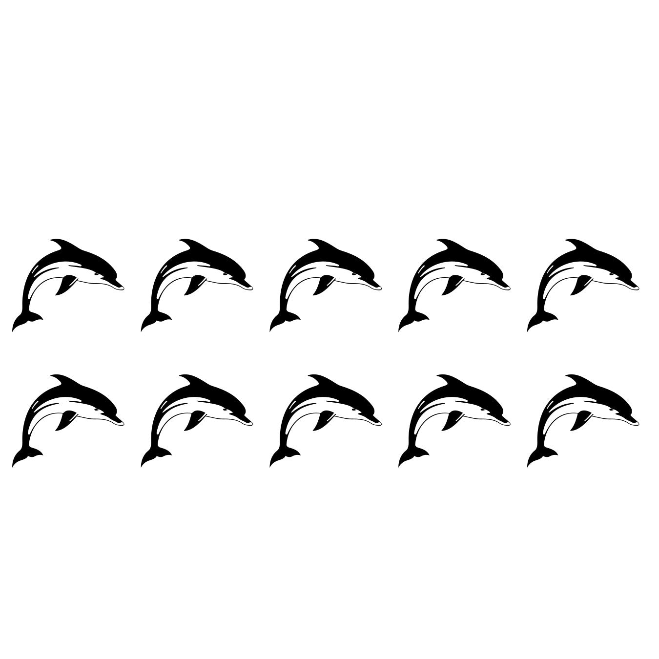 Dolphin Wall Tile Stickers