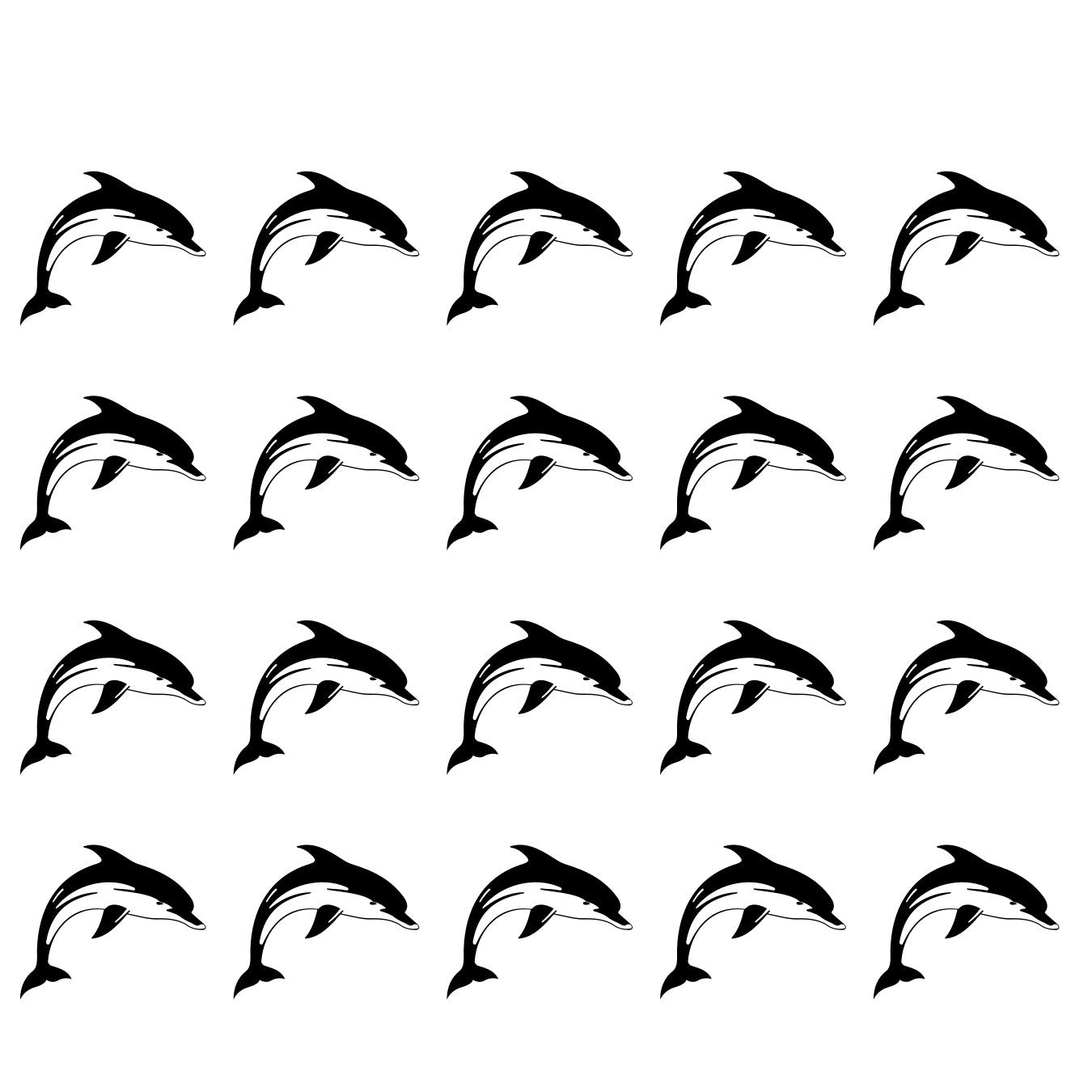 Dolphin Wall Tile Stickers