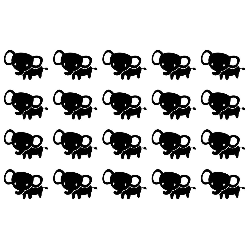 Elephant Wall Tile Stickers