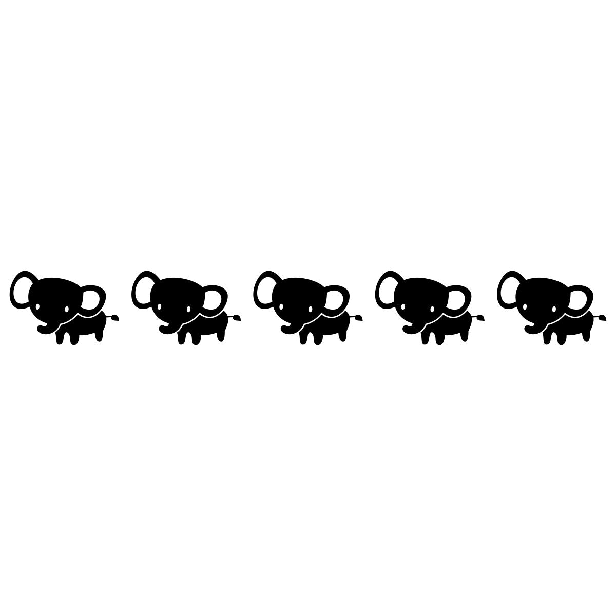 Elephant Wall Tile Stickers