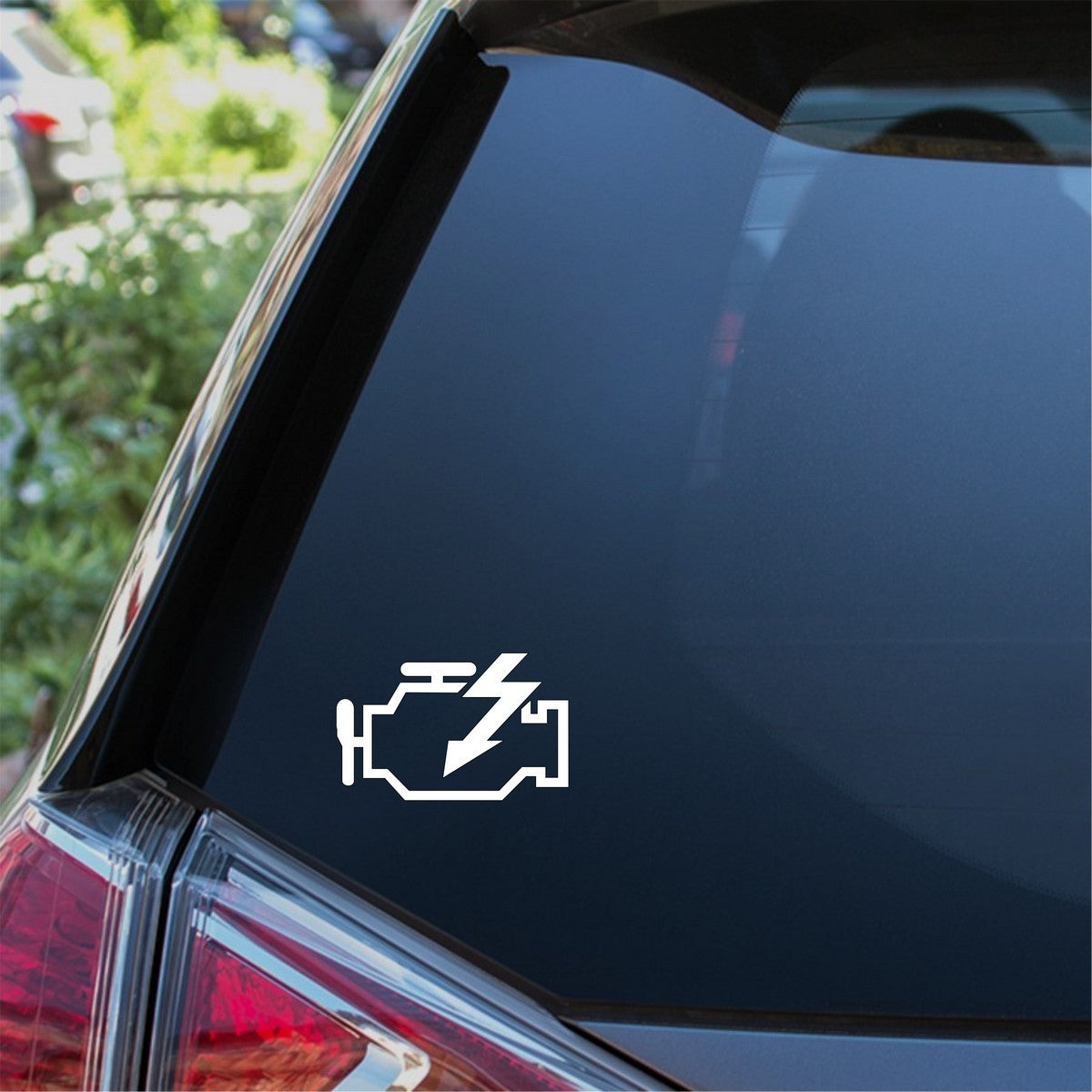 Engine Failure Warning Light Symbol Car Sticker