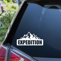 Expedition Mountain Car Sticker