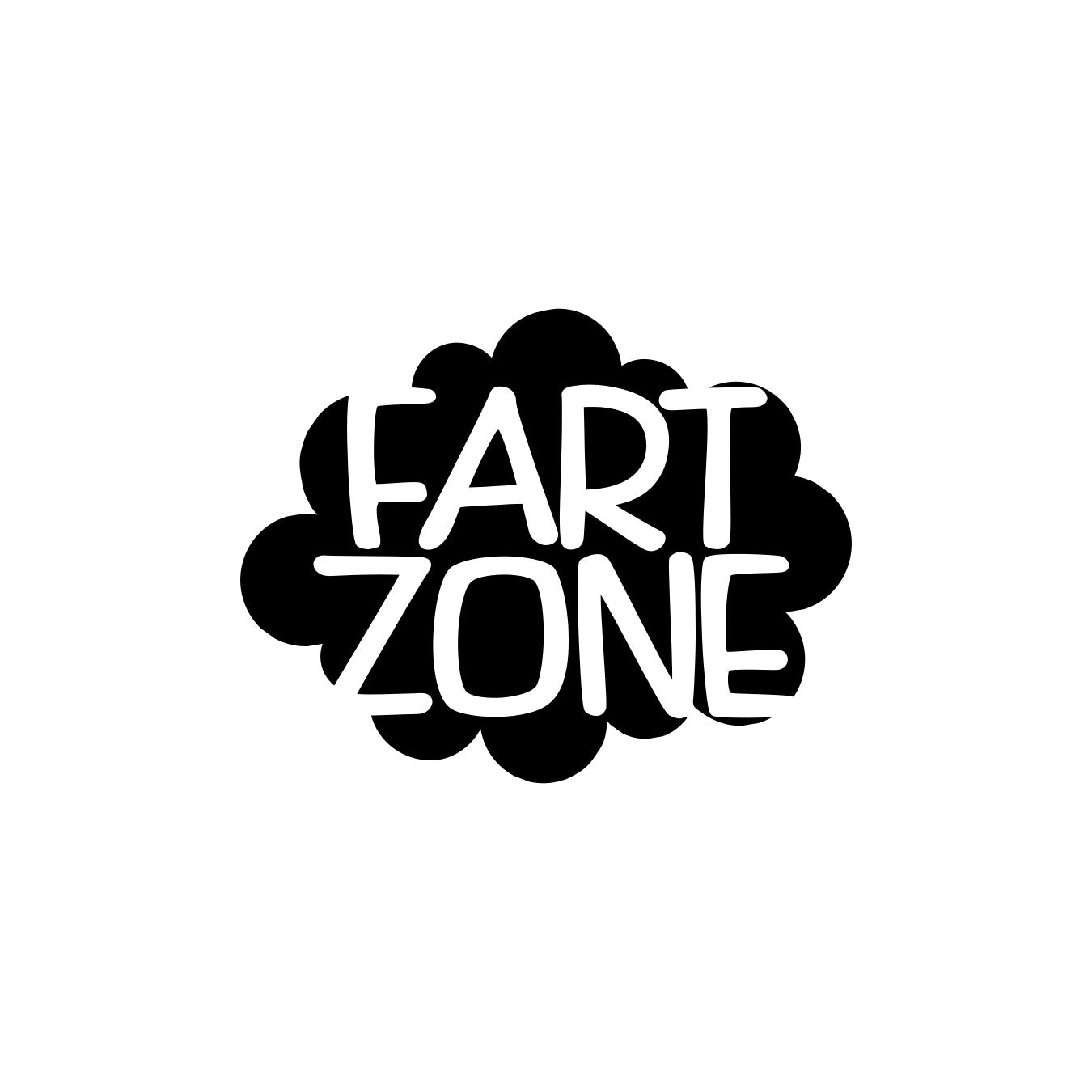 Fart zone toilet sticker