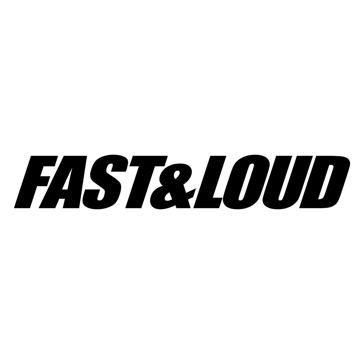 Fast & Loud Car Sticker