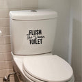 Flush The Damn Toilet Sticker