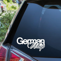 German Whip Car Sticker