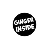 Ginger Inside Car Sticker