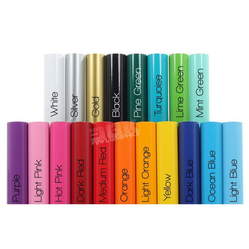 Gloss Vinyl Sticker Colour Chart