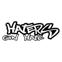 Haters Gon' Hate Car Sticker