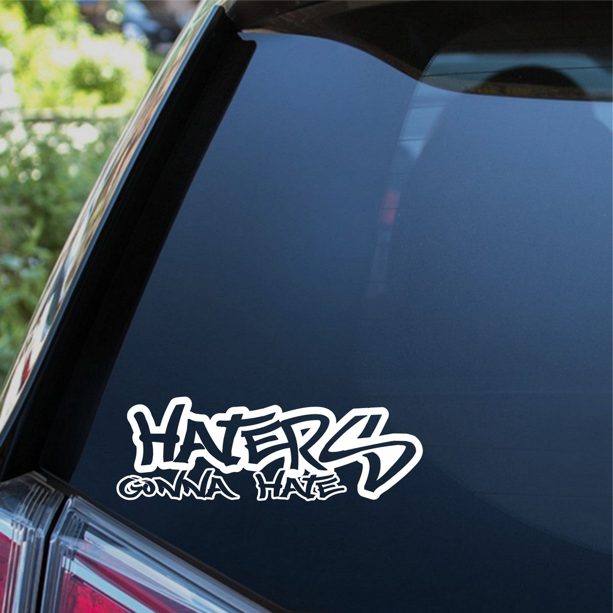 Haters Gonna Hate Car Sticker