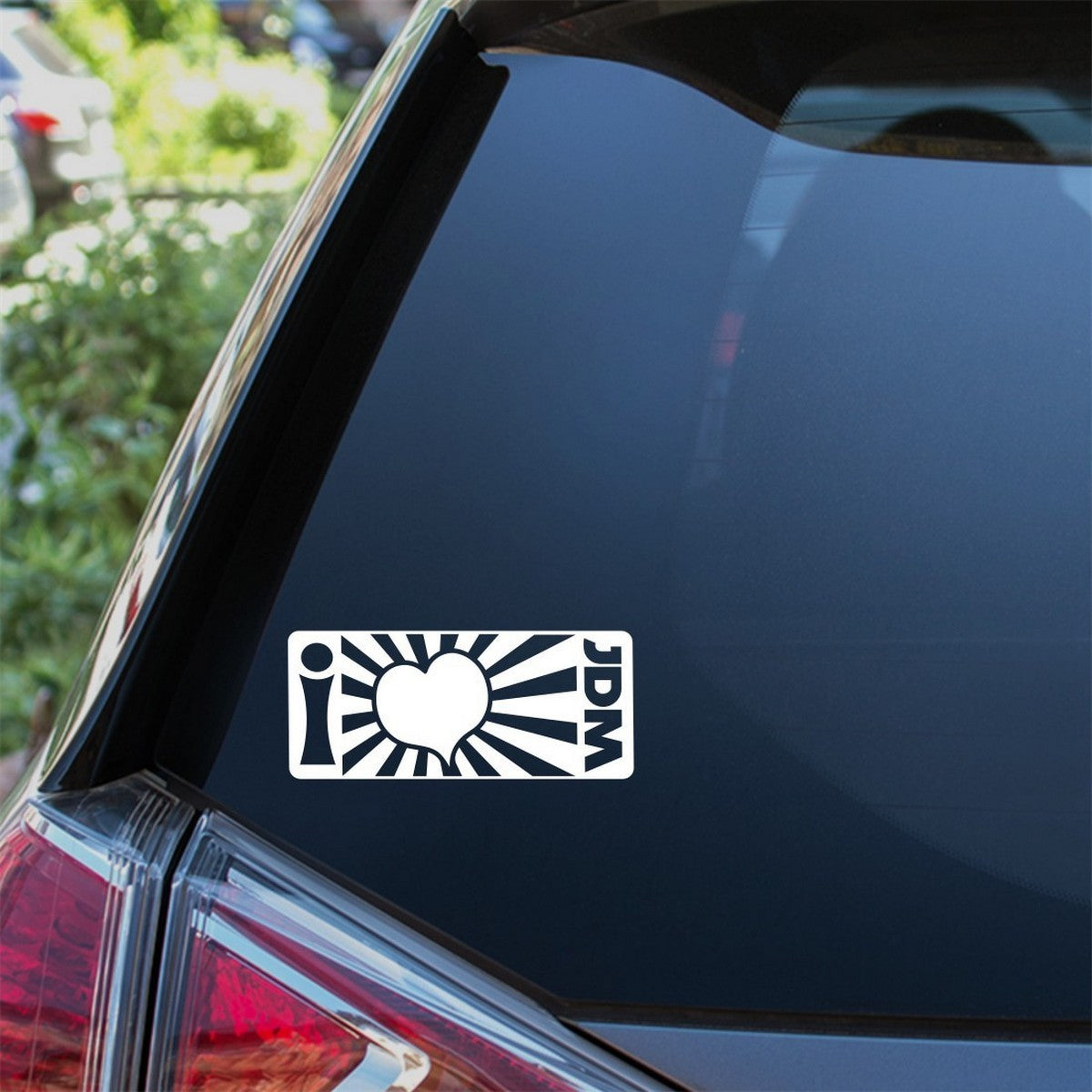 I Love JDM Rising Sun Car Sticker