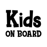 Kids On Board Car Sticker