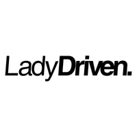 Lady Driven Car Sticker