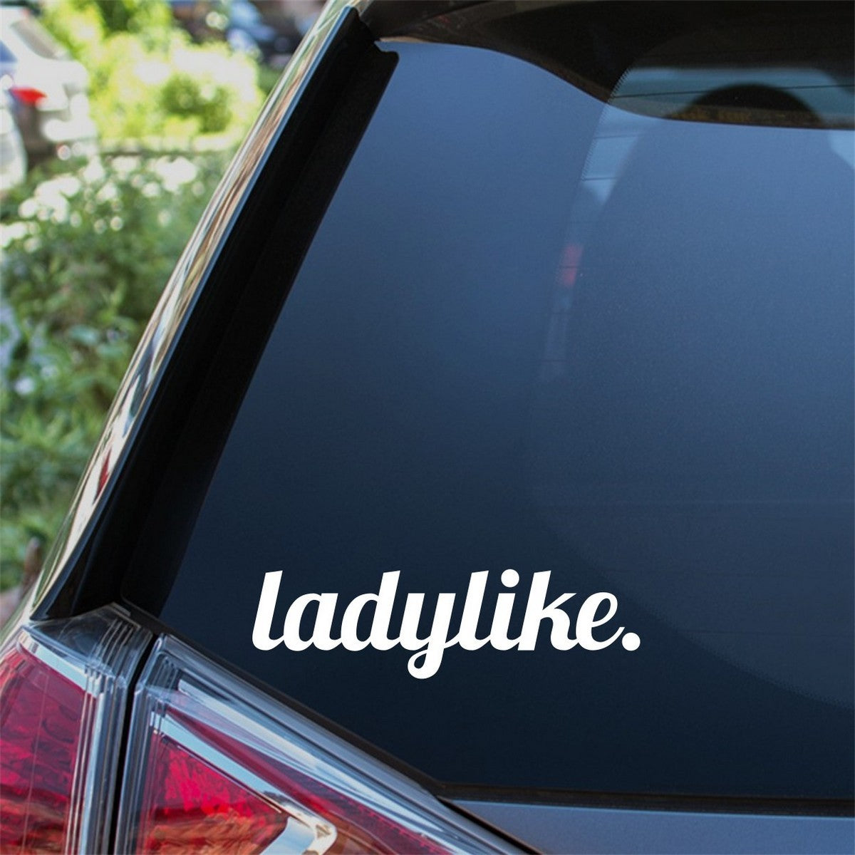 Ladylike Car Sticker