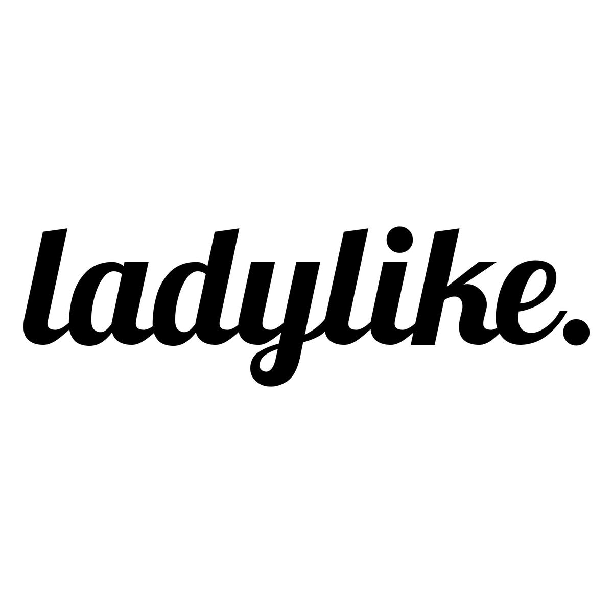 Ladylike Car Sticker