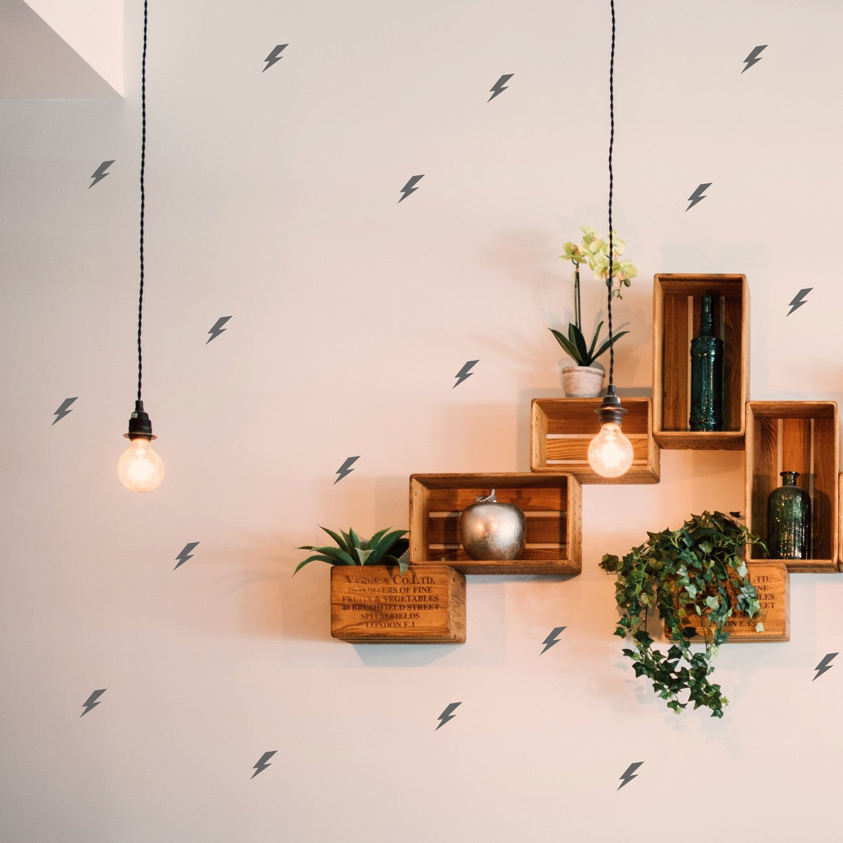 Lightning Bolt Wall Stickers