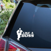 Like A Boss Car Sticker