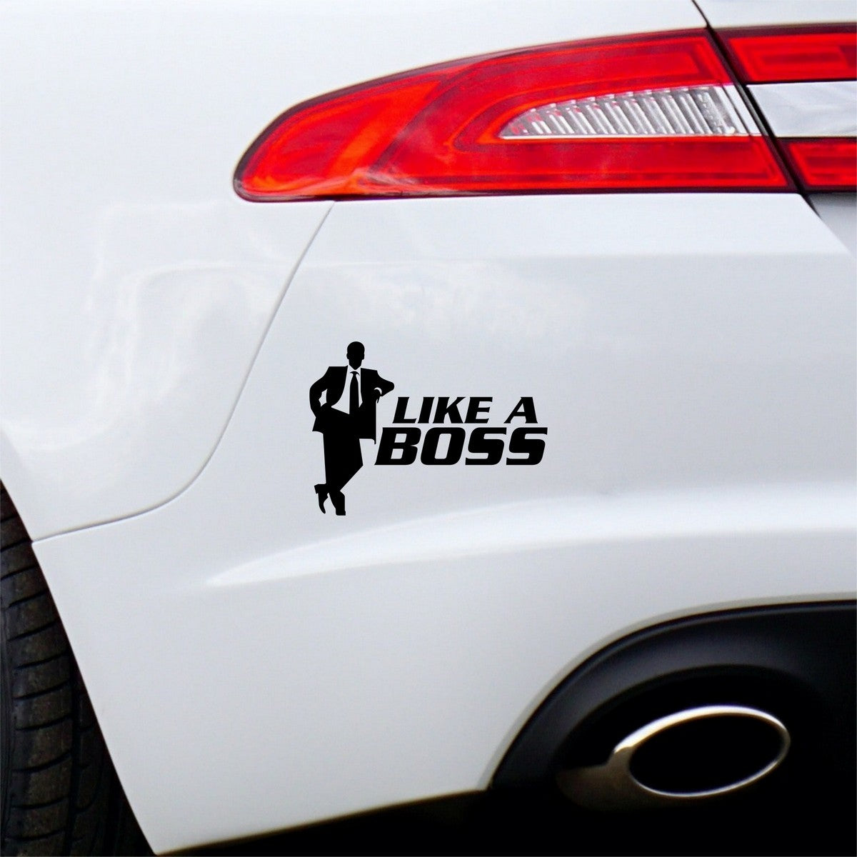 Like A Boss Car Sticker