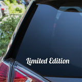 Limited Edition Car Sticker