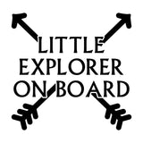 Little Explorer On Board Car Sticker