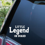 Little Legend On Board Car Sticker