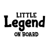 Little Legend On Board Car Sticker